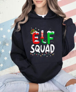 Elf Family Christmas Matching Pajamas Xmas Elf Squad T-Shirt