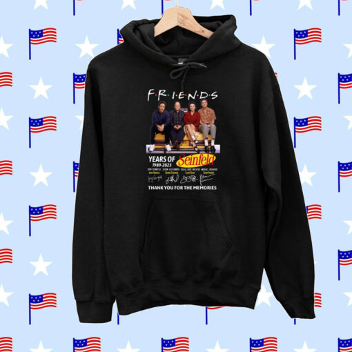 Friends 34 Years Of 1989 – 2023 Seinfeld Thank You For Memories Hoodie Shirts