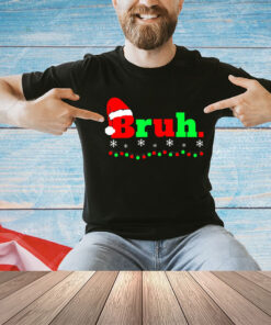 Funny Christmas Bruh Boys Mens X-Mas T-Shirt