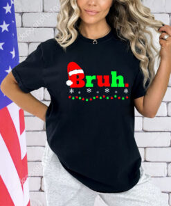 Funny Christmas Bruh Boys Mens X-Mas T-Shirt