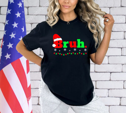 Funny Christmas Bruh Boys Mens X-Mas T-Shirt