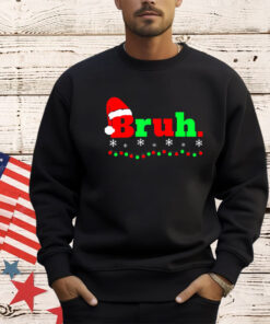 Funny Christmas Bruh Boys Mens X-Mas T-Shirt