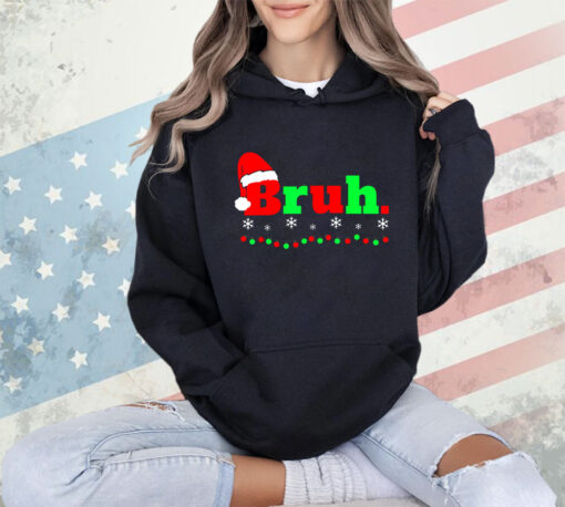 Funny Christmas Bruh Boys Mens X-Mas T-Shirt