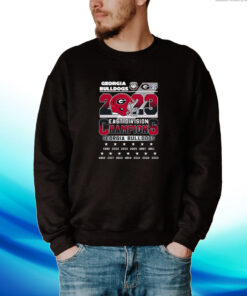 Georgia Bulldogs 2023 Sec East Champions Hoodie T-Shirt