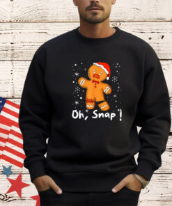 Gingerbread Man Oh Snap Christmas Cookie Costume Baking Team T-Shirt