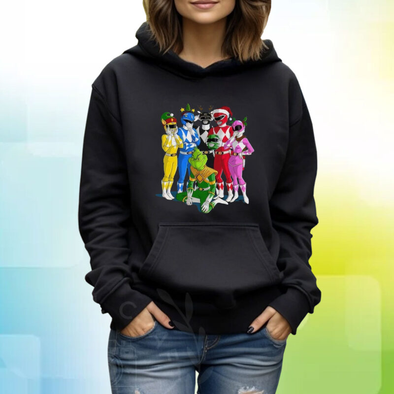 Grinch Rangers Christmas Hoodie T-Shirt