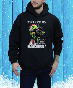 Grinch They Hate Us because They Ain’t Us Las Vegas Raiders Hoodie SweatShirts