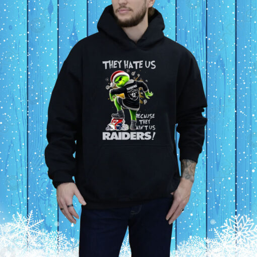 Grinch They Hate Us because They Ain’t Us Las Vegas Raiders Hoodie SweatShirts