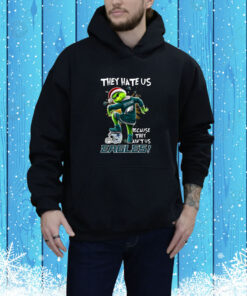 Grinch They Hate Us because They Ain’t Us Philadelphia Eagles Hoodie SweatShirts