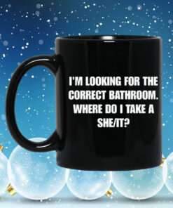 I'm Looking For The Correct Bathroom Where Do I Take A She It Merch Merch Mug