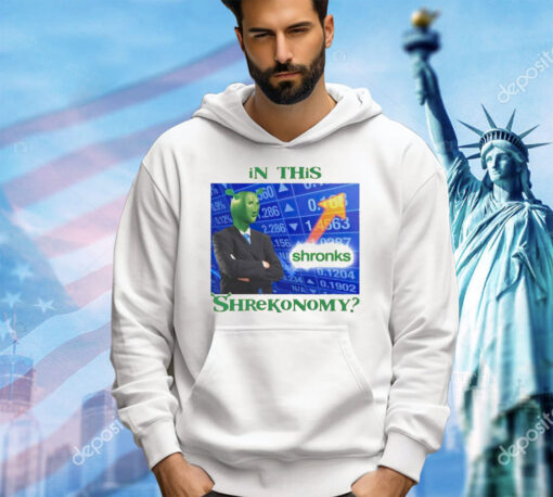 In this Shrekonomy shirt