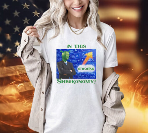 In this Shrekonomy shirt