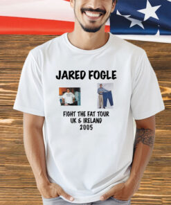 Jared Fogle fight the fat tour UK and Ireland 2005 shirt