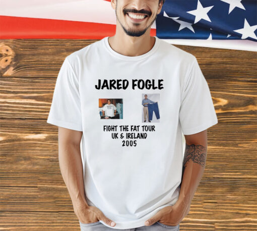 Jared Fogle fight the fat tour UK and Ireland 2005 shirt