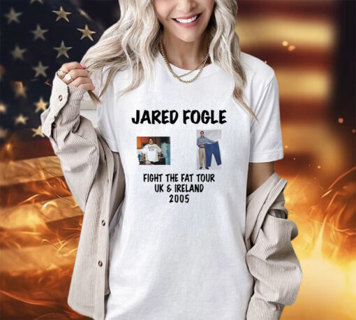 Jared Fogle fight the fat tour UK and Ireland 2005 shirt