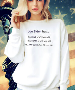 Joe Biden Has The Mind The Heart The Fat Cock Sweatshirt