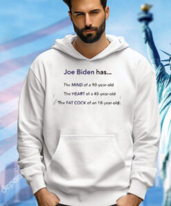 Joe Biden Has The Mind The Heart The Fat Cock Sweatshirt