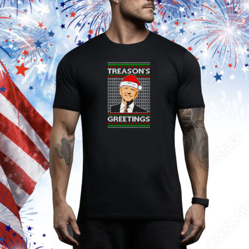 Joe Biden Santa treason’s greetings Ugly Christmas SweatShirts