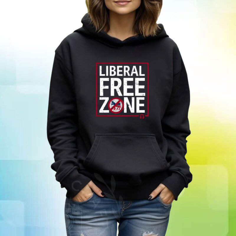 Liberal Free Zone Hoodie T-Shirt