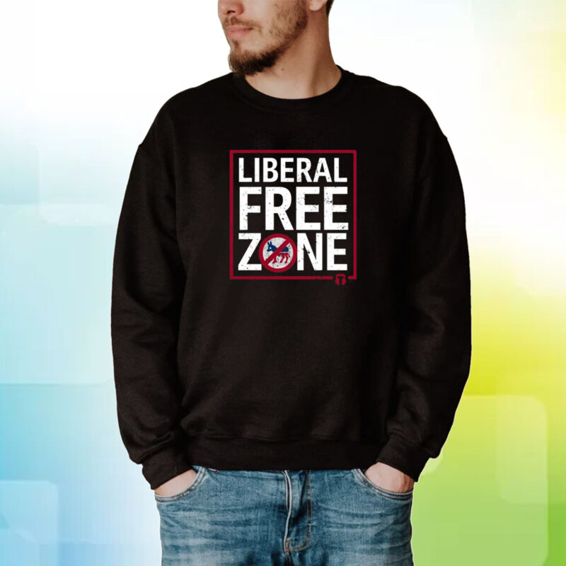 Liberal Free Zone Hoodie T-Shirt