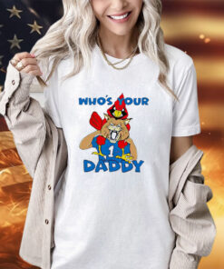 Mascot Kentucky Wildcats Vs Louisville Cardinals who’s your daddy shirt