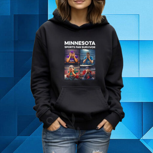 Minnesota Sports Fan Survivor Hoodie Shirt