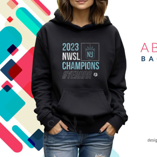 NJ/NY Gotham FC: 2023 NWSL Champions Hoodie T-Shirt