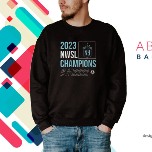 NJ/NY Gotham FC: 2023 NWSL Champions Hoodie T-Shirts