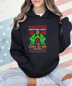 Nakatomi Christmas party 1988 yipee ki-yay performance hans gruber band shirt