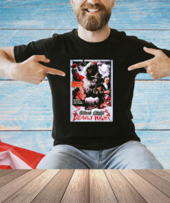 Official Silent Night Deadly Night He Knows When You’ve Been Naughty T-shirt