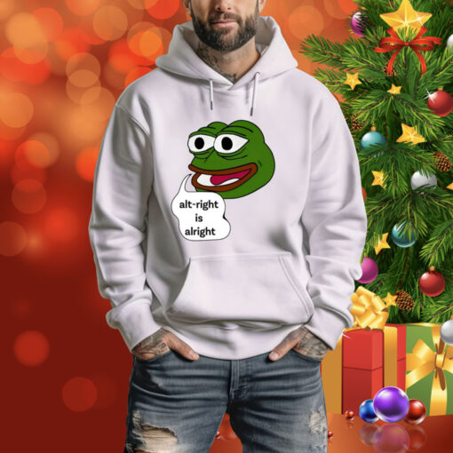 Pepe The Frog Alt-Right Is Alright SweatShirts