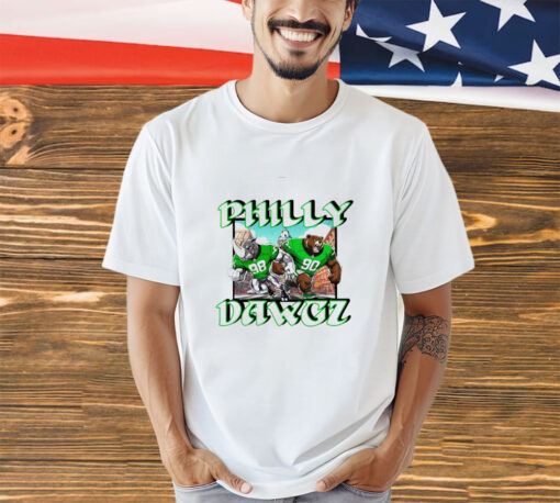 Philadelphia Eagles Philly Dawgz run wild shirt