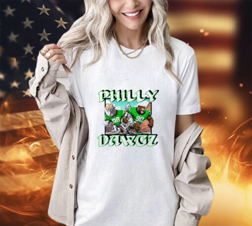 Philadelphia Eagles Philly Dawgz run wild shirt