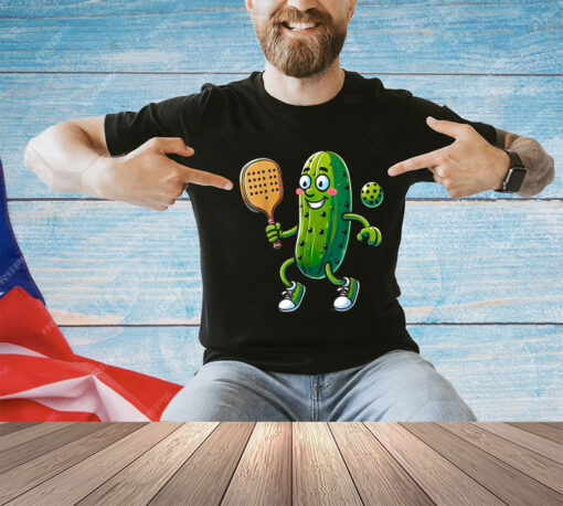 Pickleball Pickle Player Funny T-Shirt