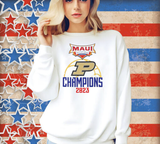 2023, Purdue, Maui, Invitational, Champions, T-Shirt, Purdue Maui Invitational, 2023 Champions, 2023 Purdue Champions, Maui Invitational Champions, 2023 Maui Invitational Champions, Purdue Champions T-Shirt, 2023 Purdue Maui Invitational Champions T-Shirt