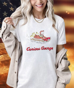 Relaxed Curious George graphic shirt