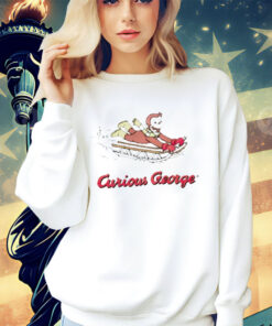 Relaxed Curious George graphic shirt