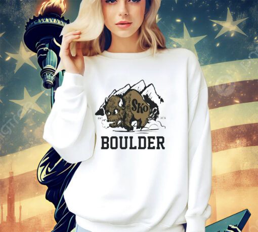 SKO Boulder Heathered est 1876 mascot vintage shirt