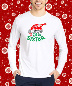 Santa Is Promoting Me To Big Sister Hoodie Shirt