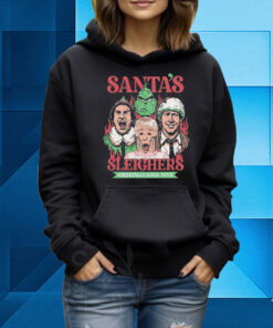 Santas Sleighers Christmas Rock Tour Hoodie T_Shirt