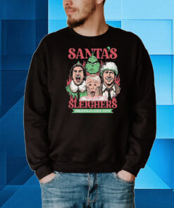 Santas Sleighers Christmas Rock Tour Hoodie T_Shirts