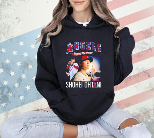 Shohei Ohtani Los Angeles Angels beyond the dream signature shirt