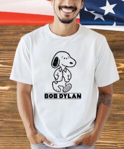 Snoopy Peanuts bob dylan shirt