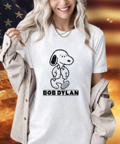 Snoopy Peanuts bob dylan shirt