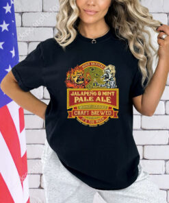 vSnow Miser and Heat Miser Miser brothers jalapeno and mint pale ale red hot ice cold craft brewed est 1974 shirt