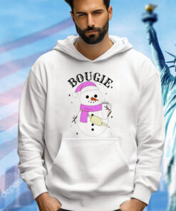 Snowman bougie Christmas shirt