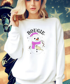 Snowman bougie Christmas shirt