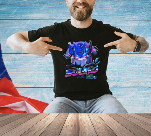 Soundwave from Transformers sound of the 80’s shirt