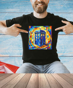 Tardis cubist time and space shirt