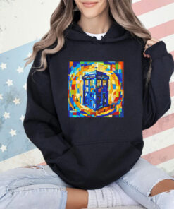 Tardis cubist time and space shirt